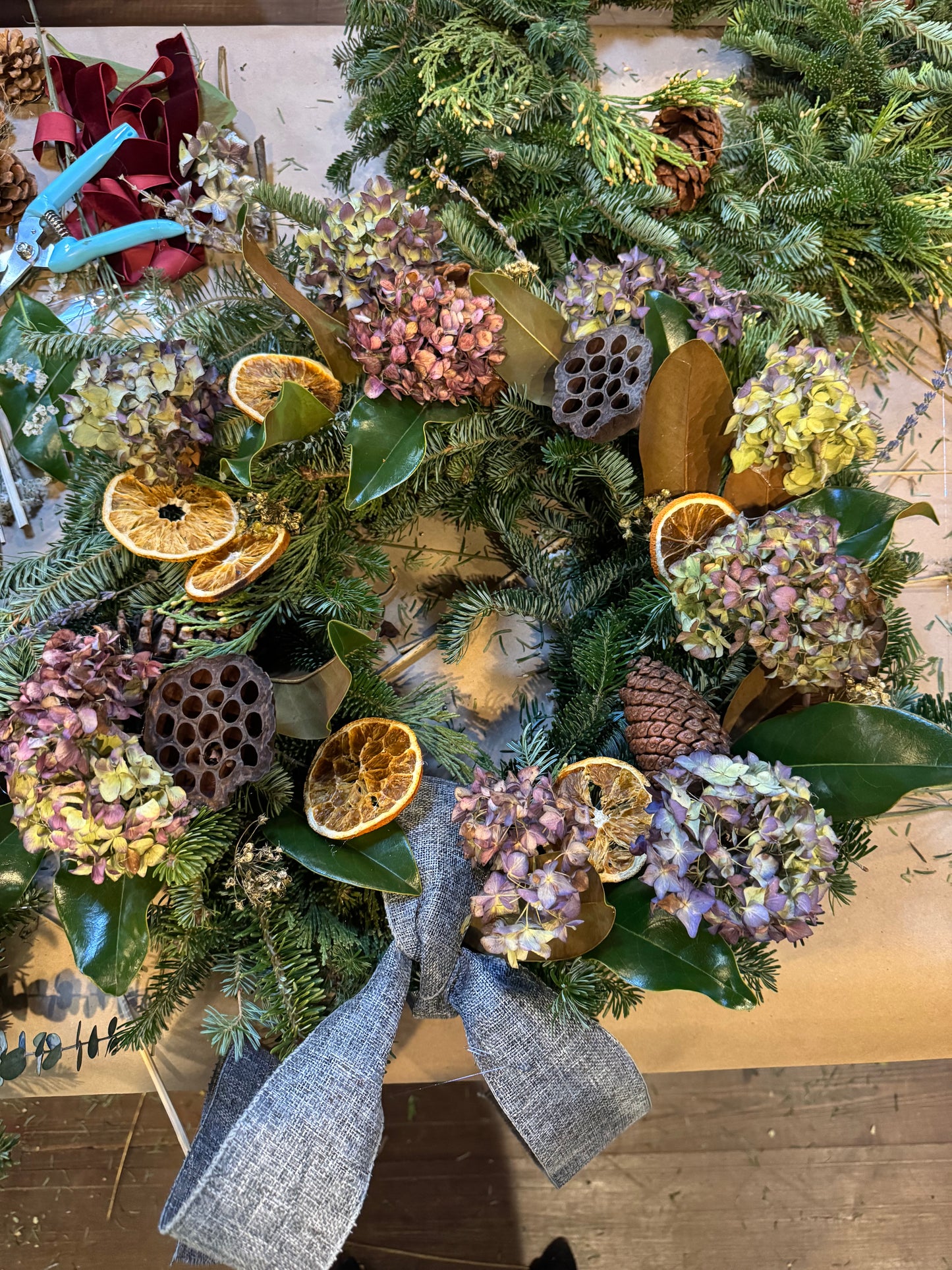 Holiday Wreath Workshop  | The Devon Club at The Devon Horse Show, Devon PA  | December 3